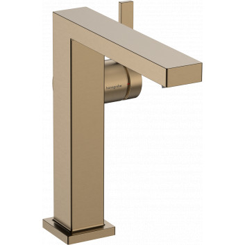 Single lever washbasin faucet 150 Fine, CoolStart with pop-up waste Push-Open, Hansgrohe Tecturis E - Chrome 