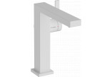 Single lever washbasin faucet 150 Fine, CoolStart with pop-up waste Push-Open, Hansgrohe Tecturis E - White Matt