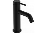 Single lever washbasin faucet 80 without waste, Hansgrohe Tecturis S - Black Matt