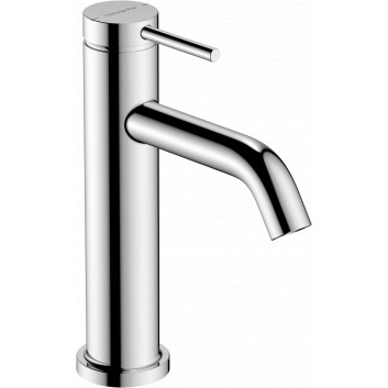 Single lever washbasin faucet 110 with pop-up waste, Hansgrohe Tecturis S - Chrome 