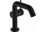 Single lever washbasin faucet 110 Fine, CoolStart with pop-up waste Push-Open, Hansgrohe Tecturis S - Black Matt