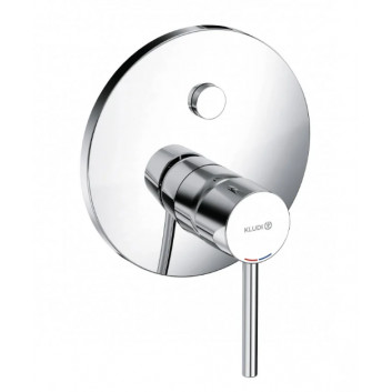 Concealed mixer bath and shower PUSH & SWITCH, Kludi Bozz - Chrome 