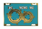 Flush button uruchamiający, uniwersalny, pierścienie: brass, Geberit Sigma21 