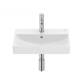 Small washbasin wall mounted 50 cm Compacto FINECERAMIC®, Roca Ona - S0 - SUPRAGLAZE 