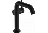 Single lever washbasin faucet 150 Fine, CoolStart with pop-up waste Push-Open, Hansgrohe Tecturis S - Black Matt