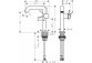 Single lever washbasin faucet 150 Fine, CoolStart with pop-up waste Push-Open, Hansgrohe Tecturis S - Brąz Szczotkowany