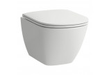 Bowl WC wall-hung short, Rimless, wersja ADVANCED, Laufen Lua - White 