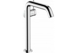 Single lever washbasin faucet 240 Finie for countertop washbasins, CoolStart with pop-up waste Push-Open, Hansgrohe Tecturis S - Chrome 