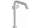 Single lever washbasin faucet 240 Finie for countertop washbasins, CoolStart with pop-up waste Push-Open, Hansgrohe Tecturis S - White Matt