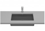 Under-countertop washbasin Square FINECERAMIC®, Roca Inspira - Onyks