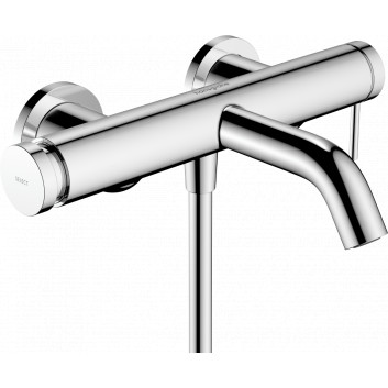 Single lever Bath tap wall mounted, Hansgrohe Tecturis S - Chrome 