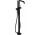 Single lever Bath tap, freestanding, Hansgrohe Tecturis S - Black Matt