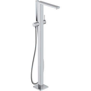 Single lever Bath tap, freestanding, Hansgrohe Tecturis E - Chrome