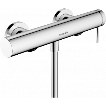 Single lever shower mixer wall mounted, Hansgrohe Tecturis S - Chrome 