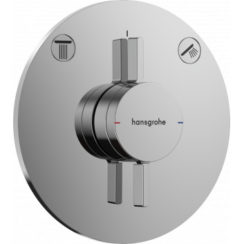 Mixer with mixer, concealed do 2 odbiorników, Hansgrohe DuoTurn S - Chrome 