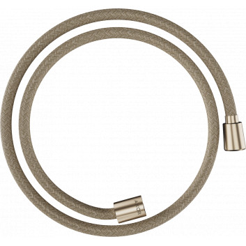 Tekstylny shower hose 1,25 m z nakrętką cylindryczną i stożkową, AXOR ShowerSolutions - Chrome