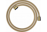 Tekstylny shower hose 1,60 m z nakrętką stożkową i cylindryczną, AXOR ShowerSolutions - Brass Szczotkowany