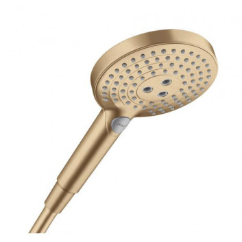 Hand shower Hansgrohe Rainfinity 130 3jet - brushed bronze