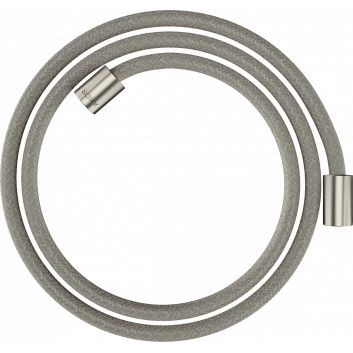 Tekstylny shower hose 1,60 m z nakrętkami cylindrycznymi, AXOR ShowerSolutions - White Matt