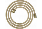 Tekstylny shower hose 2 m z nakrętkami cylindrycznymi, AXOR ShowerSolutions - Brass Szczotkowany