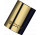 Tekstylny shower hose 2 m z nakrętkami cylindrycznymi, AXOR ShowerSolutions - Gold Optyczny Polerowany