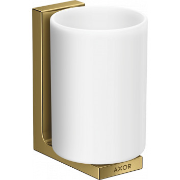 Cup for toothbrushes to the teeth, AXOR Universal Rectangular - Nikiel Szczotkowany