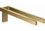 Double towel rail, AXOR Universal Rectangular - Gold Optyczny Polerowany