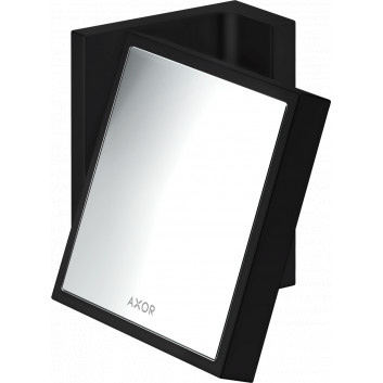Cosmetic mirror, AXOR Universal Rectangular - Black Chrome Szczotkowany