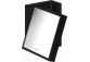 Cosmetic mirror, AXOR Universal Rectangular - Black Chrome Szczotkowany