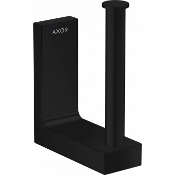 Reserve toilet paper holder toilet, AXOR Universal Rectangular - Black Chrome Szczotkowany