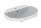 Washbasin Geberit Variform 60x40 cm drop in, oval KeraTect - white