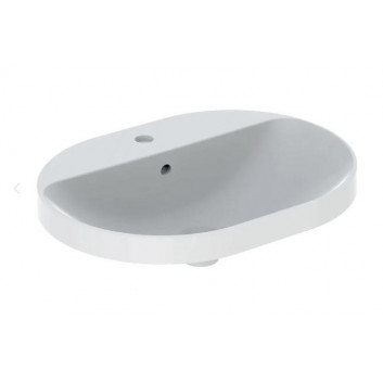 Washbasin Geberit Variform 60x40 cm drop in, oval KeraTect - white