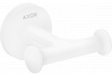 Double towel hook, AXOR Universal Circular - White Matt