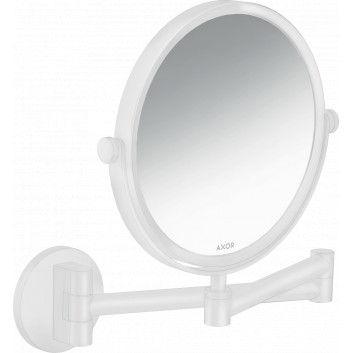 Cosmetic mirror, AXOR Universal Circular - White Matt