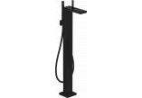Single lever Bath tap, for installation in the floor, AXOR MyEdition - Black Matt/Czarne Glass 