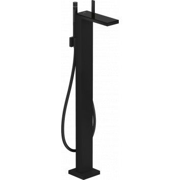 Single lever Bath tap, for installation in the floor, AXOR MyEdition - Black Matt/Czarne Glass 
