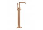 Freestanding bath mixer Grohe Essence single lever, for mounting podłodze - brushed warm sunset