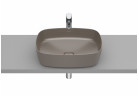 Countertop washbasin cienkościenna Soft FINECERAMIC®, Roca Inspira - Cafe