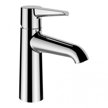 Washbasin faucet single lever, without pop, Laufen Pure - Chrome 