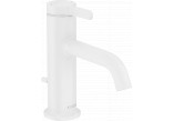 Single lever washbasin faucet 70 with handle dźwigniowym i kompletem odpływowym, AXOR One - White Matt 