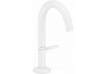 Washbasin faucet Select 140 with pop-up waste Push-Open, AXOR One - White Matt 