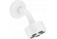 Shower head 75 1jet EcoSmart with shower arm, AXOR One - White Matt 