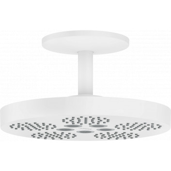 Shower head 280 2jet wit ceiling mount, AXOR One - White Matt 