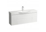 Cabinet vanity Laufen Lani 150 x 37 x 51,5 cm, 2 szuflady - white shine