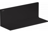 Shelf 300 mm, AXOR Universal Rectangular - Black Chrome Szczotkowany