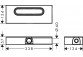 Set podstawowy for drainline, montaż low, AXOR uBox universal