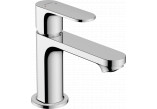 Single lever washbasin faucet 80 with pop-up waste with pull-rod, Hansgrohe Rebris S - Chrome 