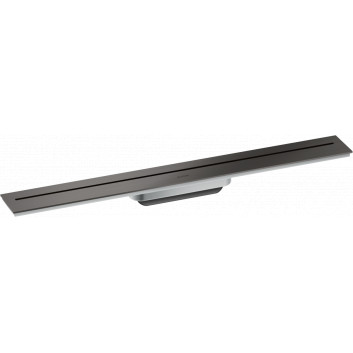 External part odpływu liniowego 700, wallmounting, AXOR Drain - Black Chrome Polerowany