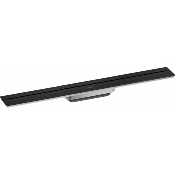 External part odpływu liniowego 700, wallmounting, AXOR Drain - Black Chrome Szczotkowany