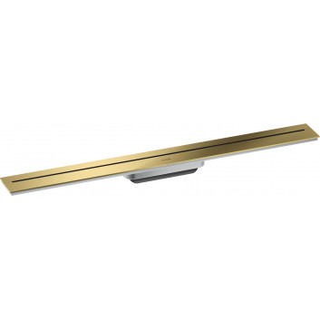 External part odpływu liniowego 800, wallmounting, AXOR Drain - Brass Szczotkowany